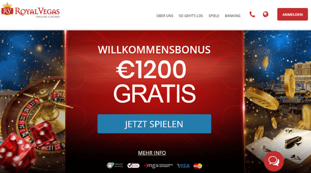 Wissenswertes über das Royal Vegas Casino